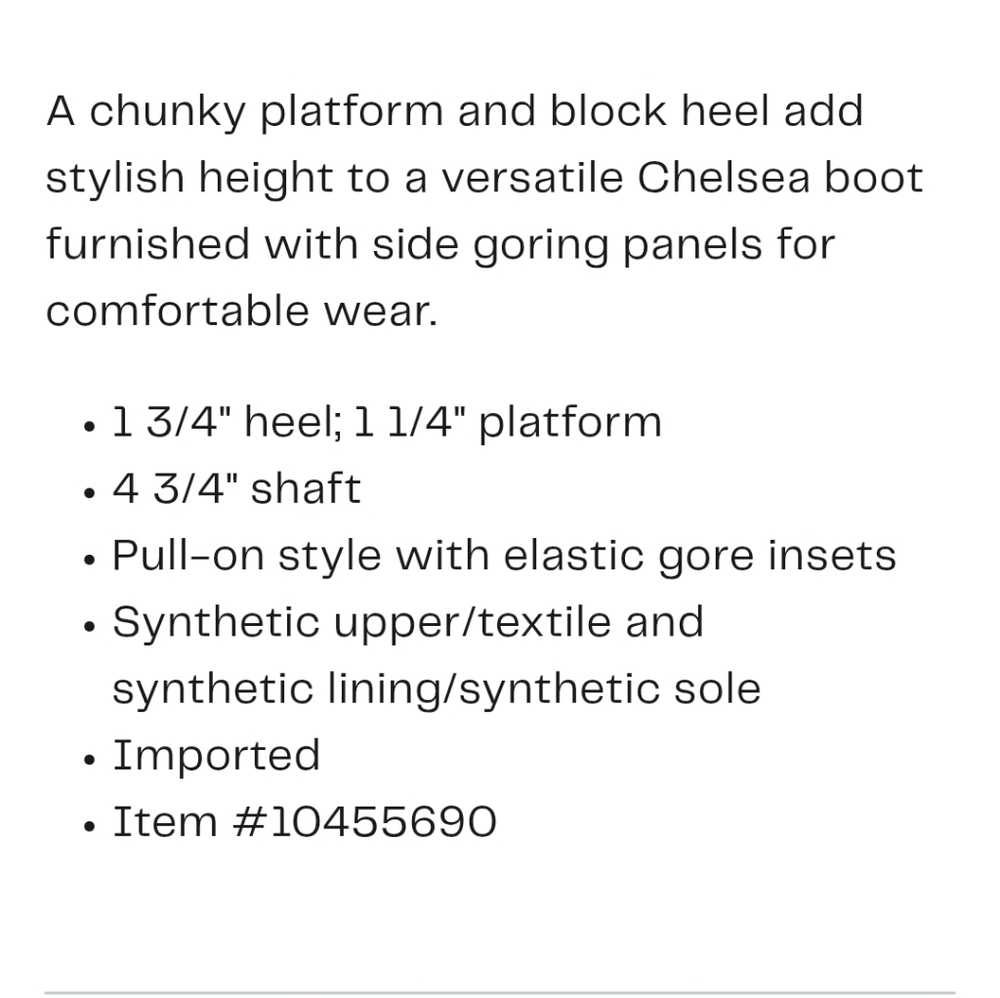 Nine West Kimma Pewter Chelsea Boots Sz 7.5 - Picture 4 of 9